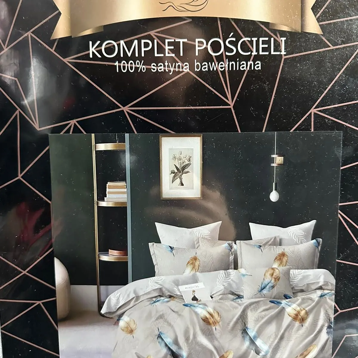 Komplet Pościeli 4CZ 200/220 100% Satyna Bawełniana