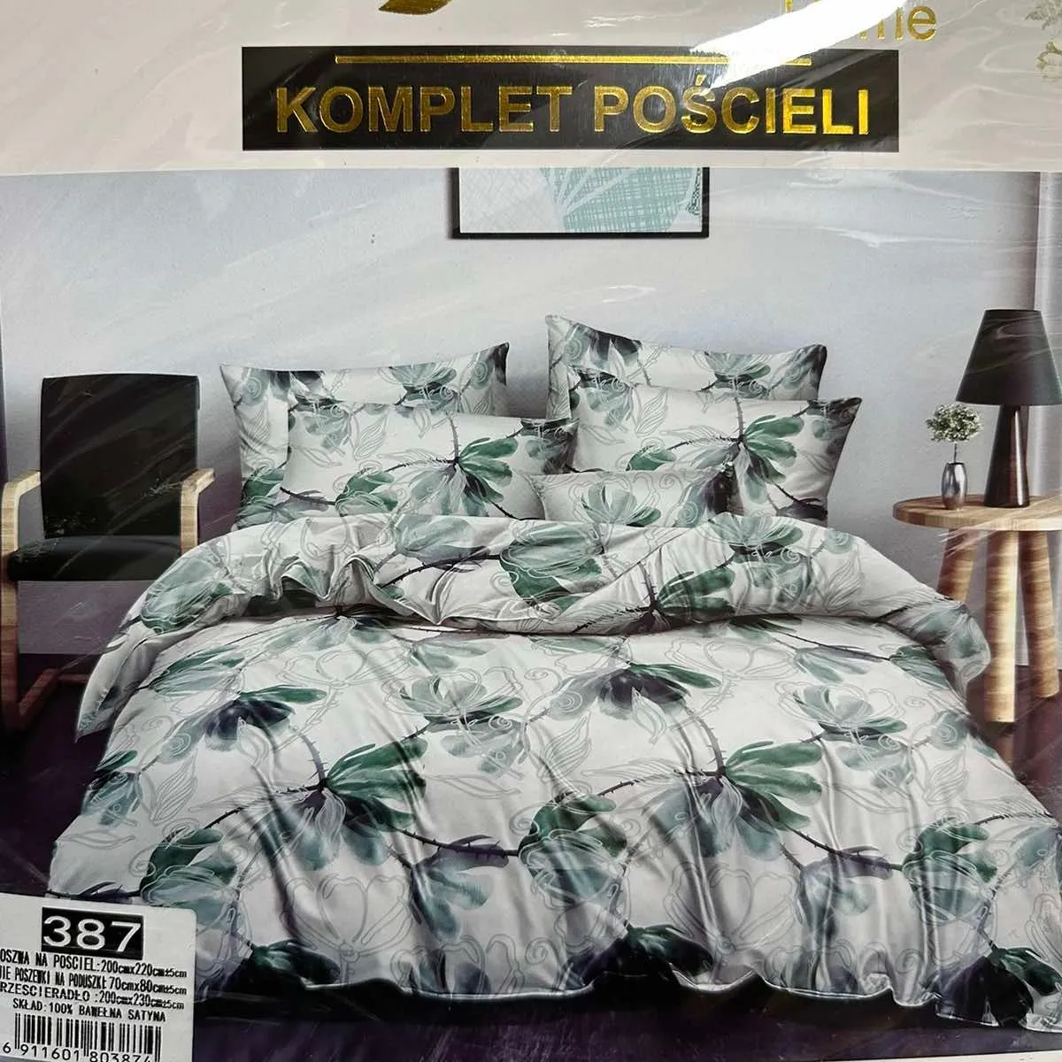 Komplet Pościeli 4CZ 200/220 100% Nie Farbujące