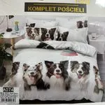 Komplet Pościeli 4CZ 200/220 Border Collie A074