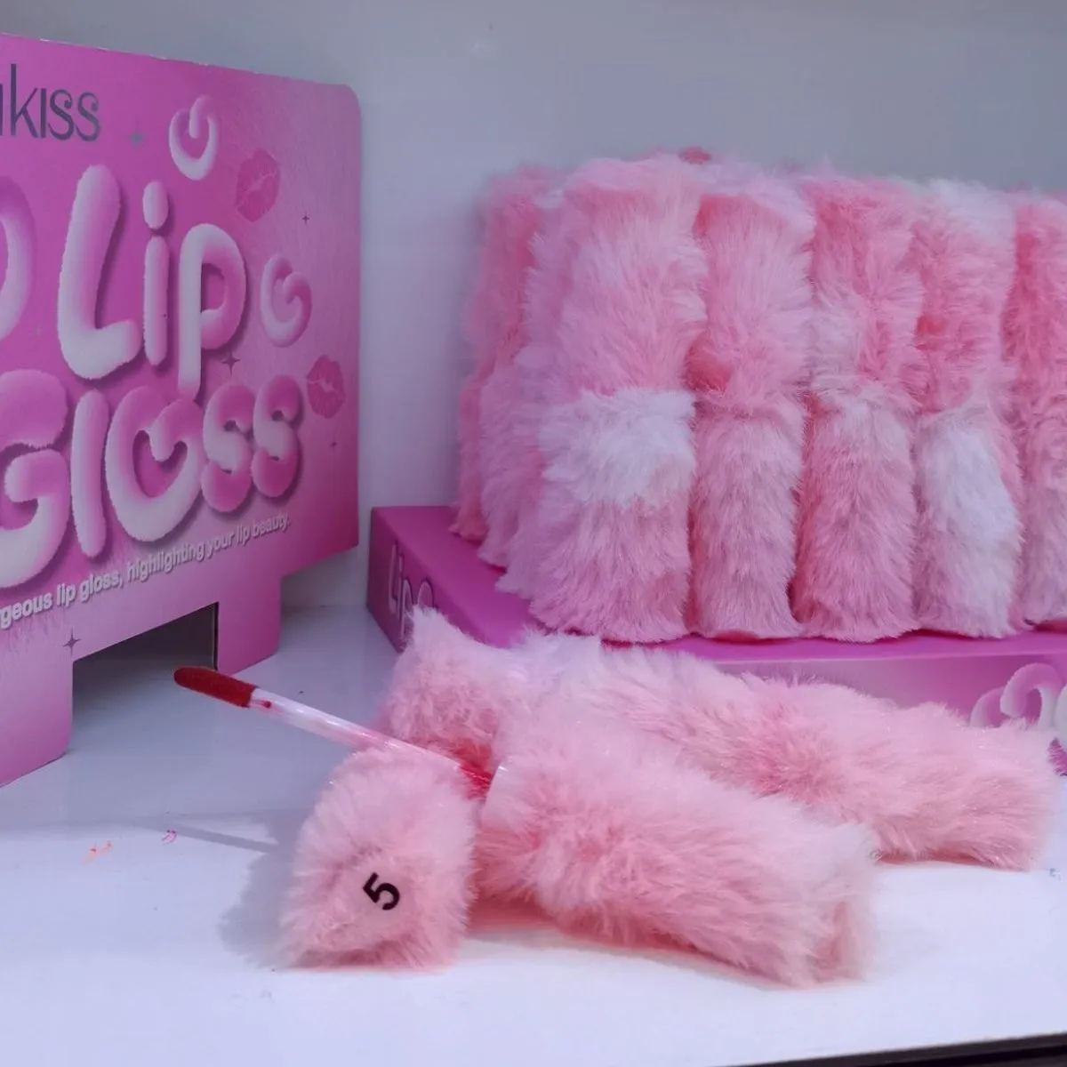 Fahkiss Lip Gloss MN80 kolor 5 różowy