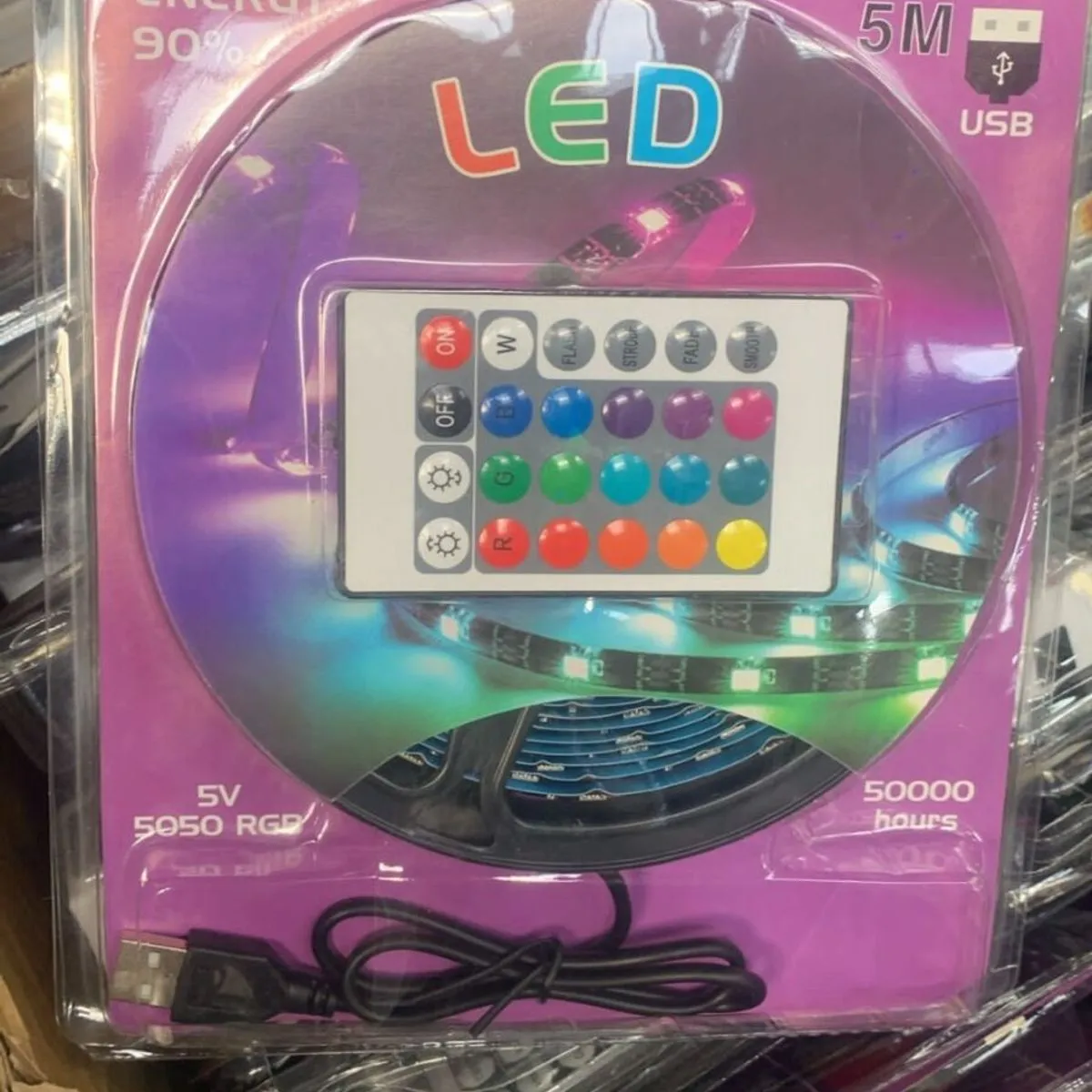 Girlanda LED Energy RGB 5m USB 50000h