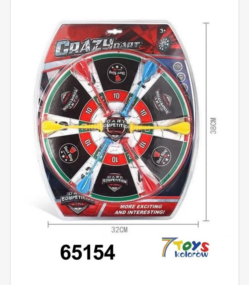Zabawka Crazy Dart Tablica Magnetyczna z Dartami