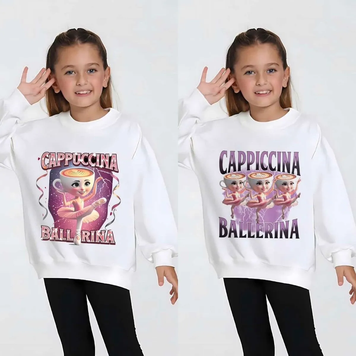 Komplet Ubrania dla Dzieci Cappuccina Ballerina 4-8L