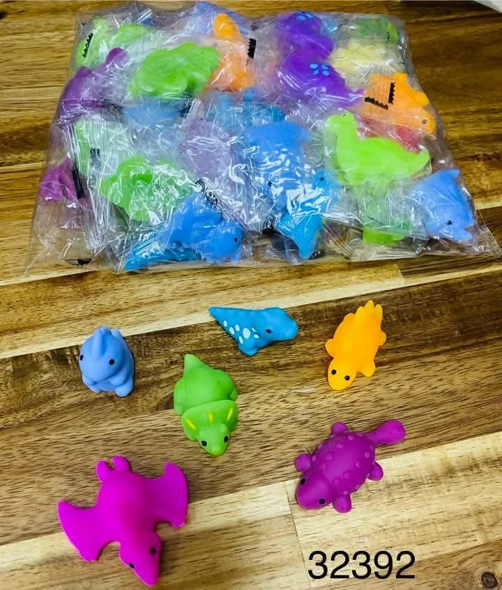 Zabawki Squeeze Mini Dinozaury Antystresowe 100 szt