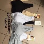 Biustonosz damski bawełniany 3XL-6XL, 5 szt. w paczce