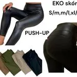 Legginsy damskie eko skóra push-up S/M/L/XL/XXL