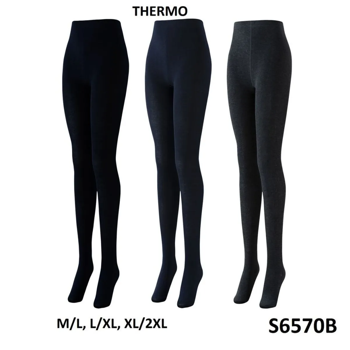 Rajstopy damskie termoaktywne M/L-XL S6570B