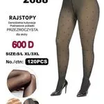 Rajstopy damskie przędzoczysta 600D S/L XL/3XL