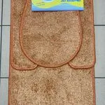 Komplet dywaników łazienkowych 3PCS 50/75 45/50 35/45 beżowy