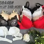 Biustonosz damski push-up 34B-40B koronka
