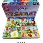 Zestaw klocków Lucky Balaa Hape 8431 Labubu
