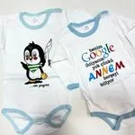 Zestaw body niemowlęce pingwin 1-3M, 2 szt