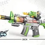 Pistolet na kulki Nerf Lolli 38cm zielony-szary