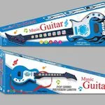 Elektryczna gitara muzyczna Pop Music z efektami świetlnymi