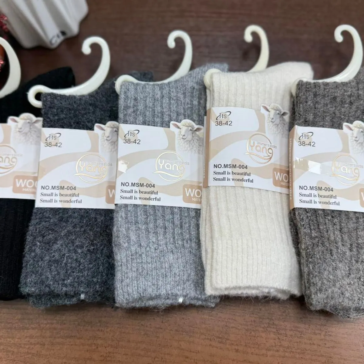 Skarpetki damskie wełniane Wukong 80% wool