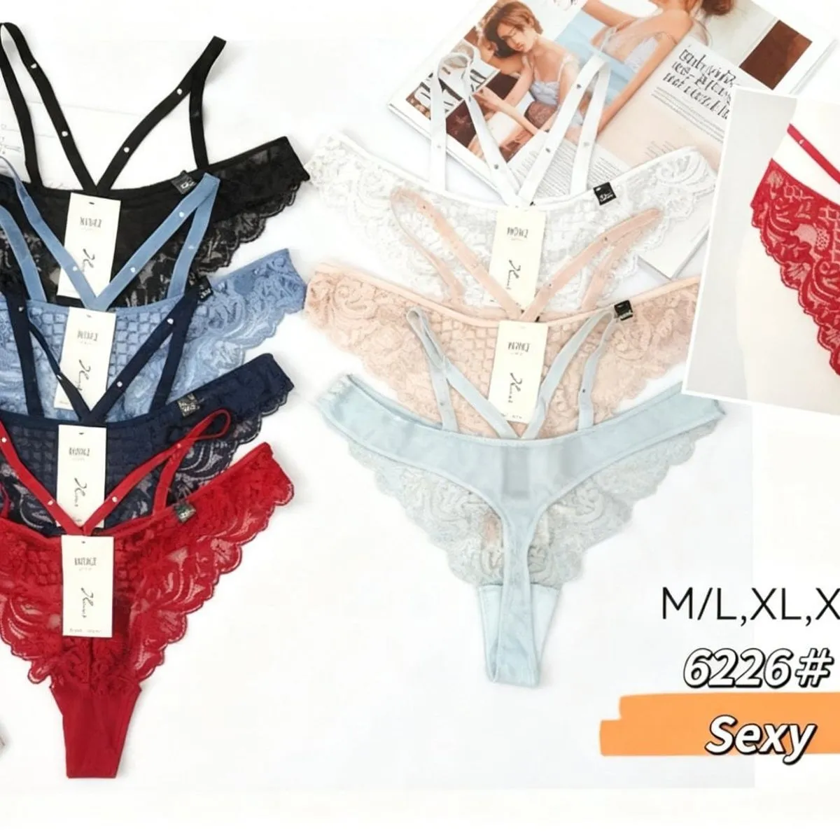 Majtki damskie koronkowe M/L/XL/XXL sexy