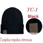 Czapka męska zimowa beanie TC-1 Black