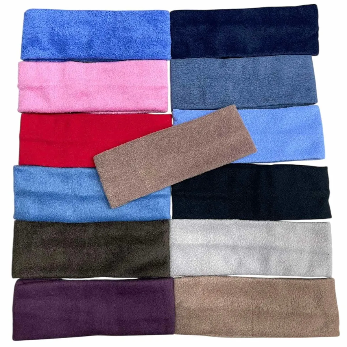 Opaski damskie z frotte, 12 kolorów