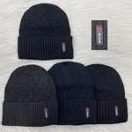 Czapki męskie beanie dzianinowe czarne różne odcienie