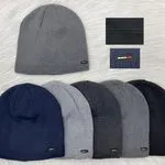 Czapki męskie beanie Sportex szary/czarny/granatowy