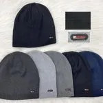 Czapki męskie REPORT beanie czarne szare granatowe