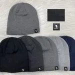 Czapki męskie beanie Smart szary/czarny/granatowy