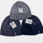 Czapki męskie DUNHILL szare i czarne beanie