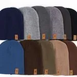 Czapki damskie beanie dzianinowe 12 szt mix kolorów