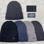 Czapki męskie beanie ESPORT dzianina szara/czarna/granatowa