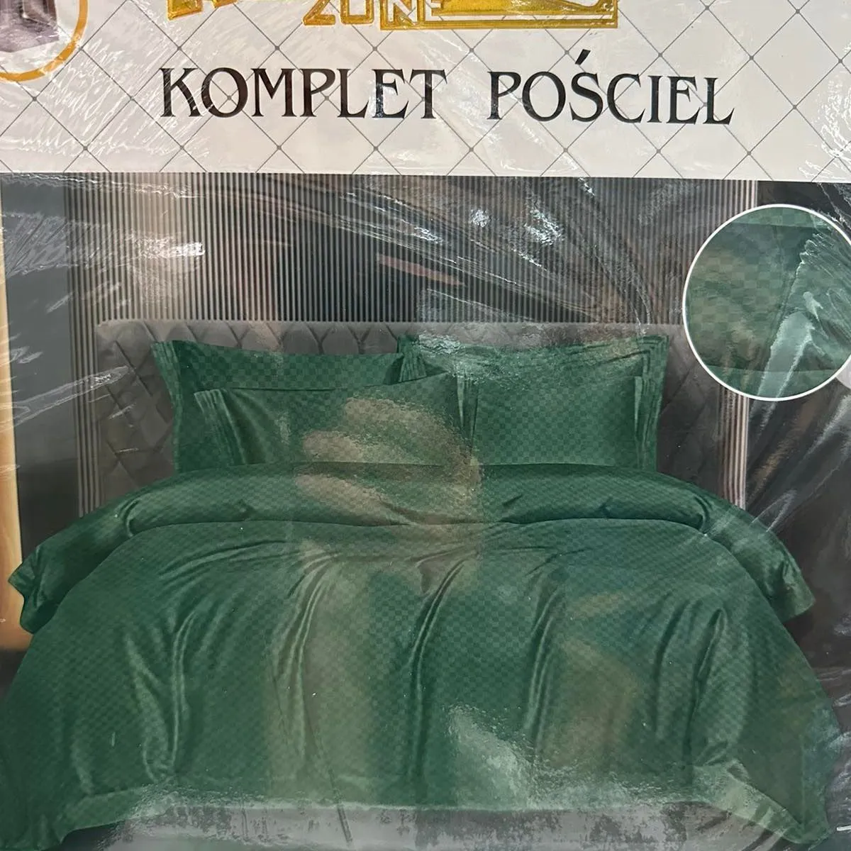 Komplet pościeli Milano 4cz 160/200 zielony
