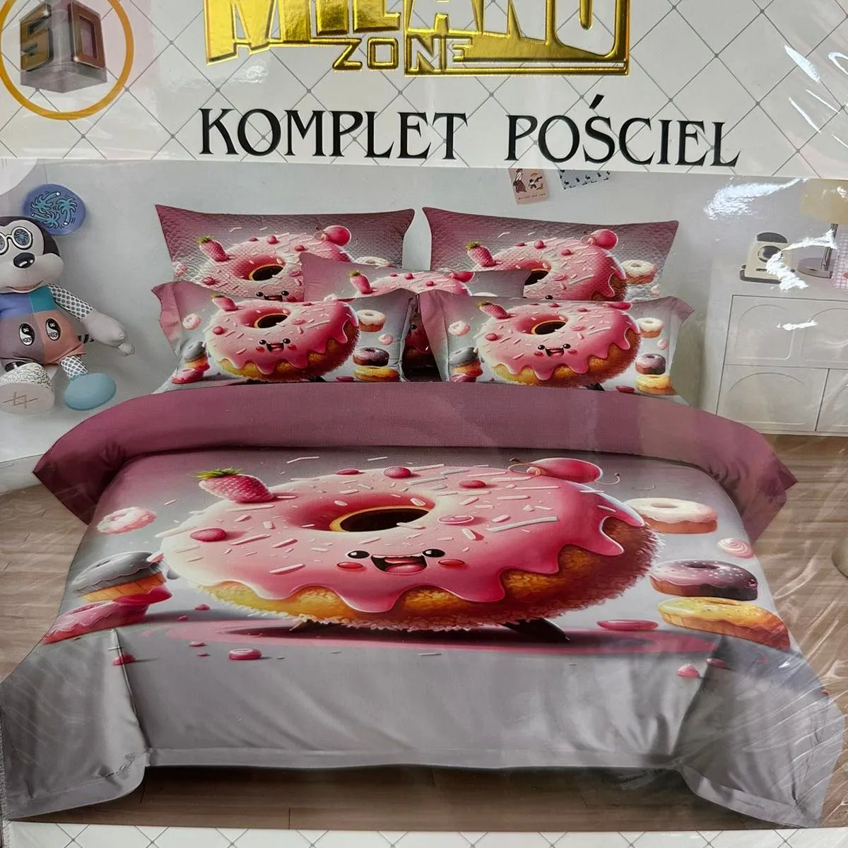 Komplet pościeli Milano 4cz 160/200 z donatem