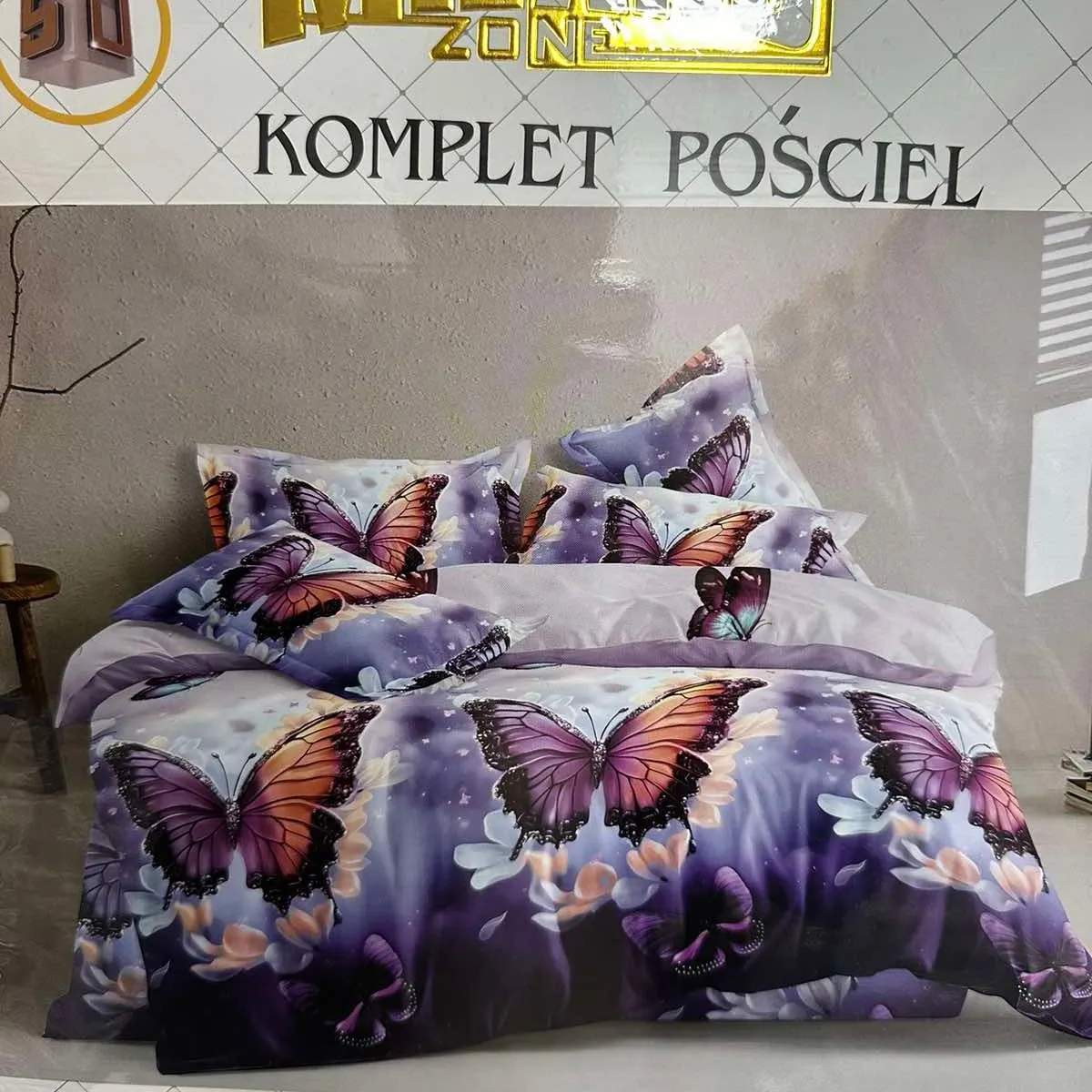 Komplet pościeli Milano Zone 160/200 motyle 4el