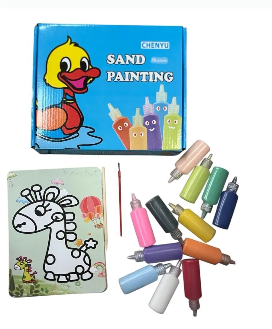 Sand Painting dla Dzieci Zestaw Malowania Piaskiem