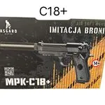 Pistolet Metalowy C18+ Imitacja Broni Asgard MPKC-18+