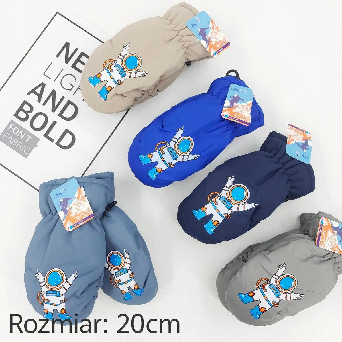 Rękawiczki Dziecięce Kosmiczne 20cm