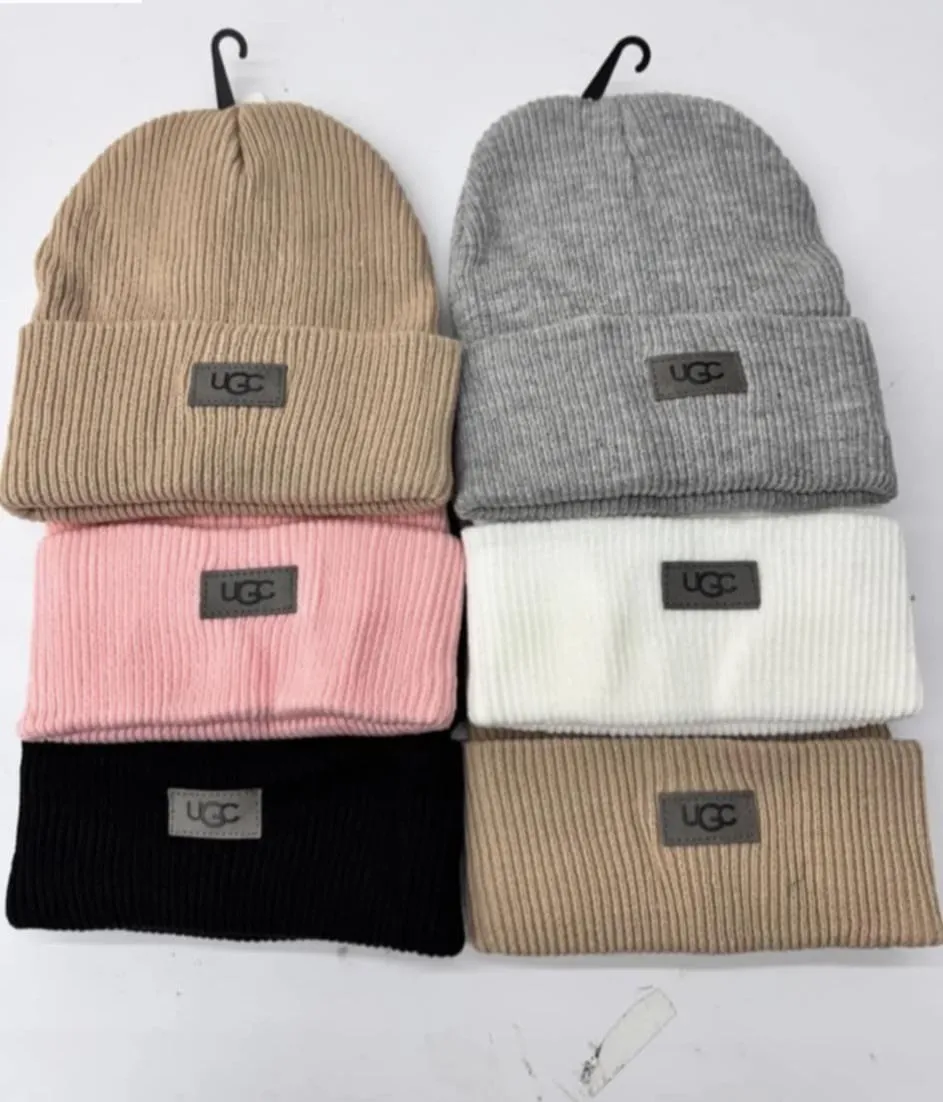 Czapki damskie beanie UGG 6 kolorów