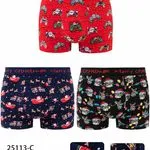 Bokserki męskie TOM.NY świąteczne 48% bawełna S-L-XL
