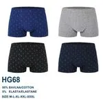 Bokserki męskie LG68 95% bawełna 5% elastan S-4XL