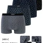 Bokserki męskie TOMNY 4 szt. 95% bawełna L-XL