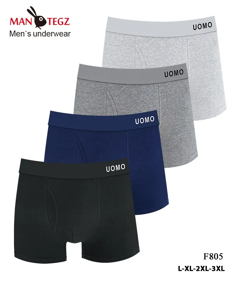 Bokserki męskie UOMO 4 szt. L-3XL F805