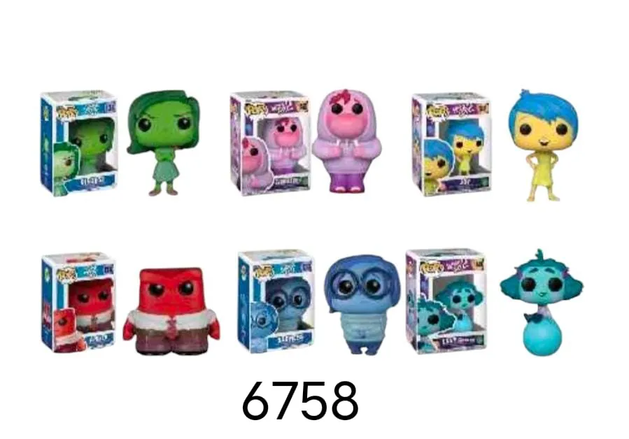 Figurki Funko POP! Inside Out 2, zestaw 9 szt