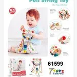 Zabawka Pull String Toy 5w1 z uchwytami i kuleczkami