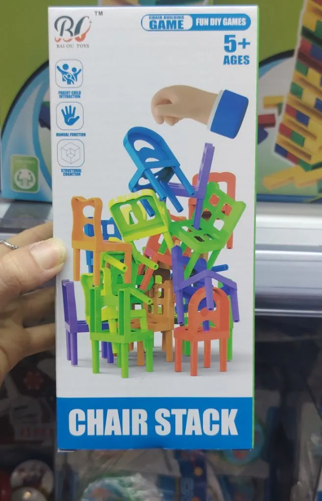 Gra Chair Stack - Zabawka zręcznościowa 5+