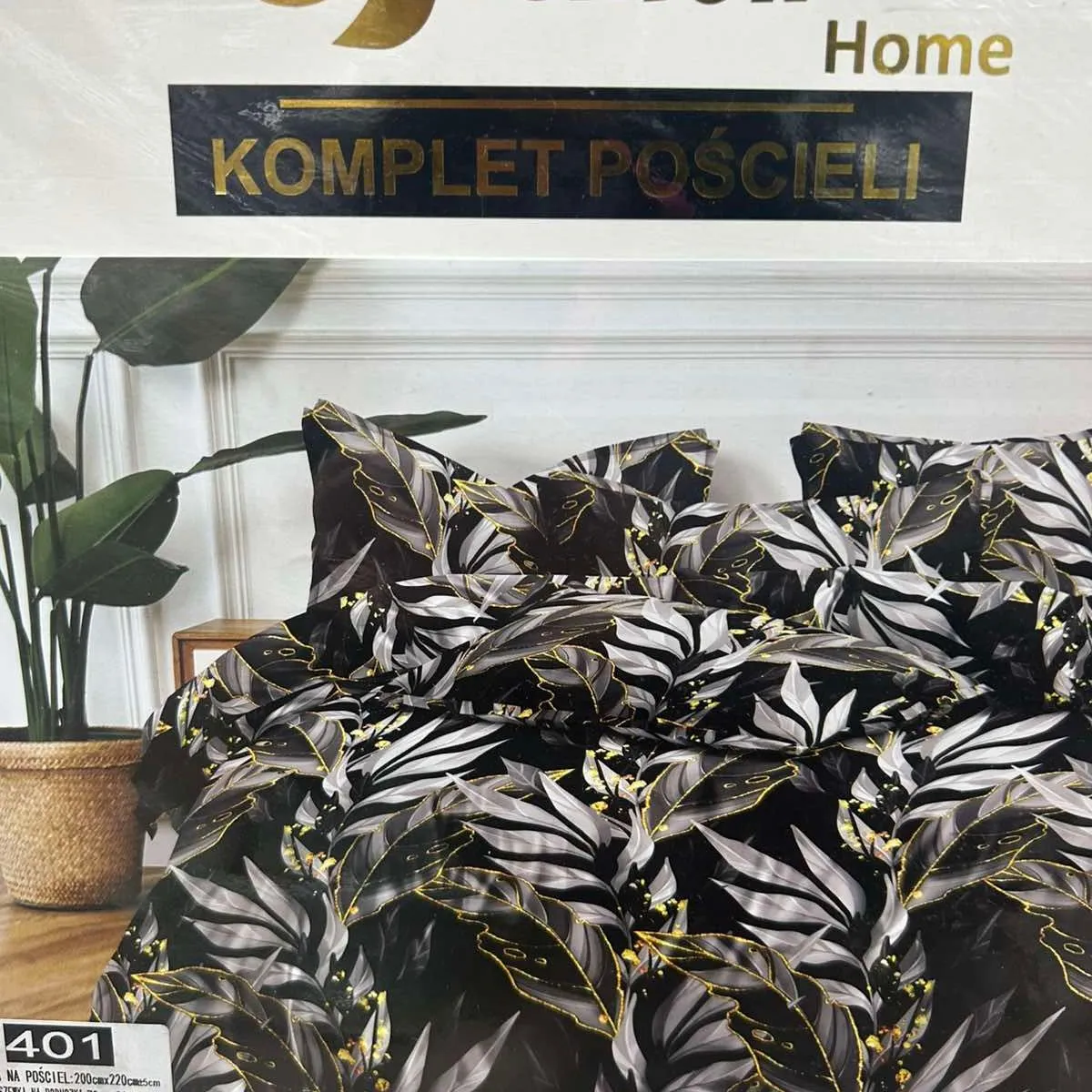 Komplet Pościeli Fashion Home Satyna Bawełna 200x220cm 3cz
