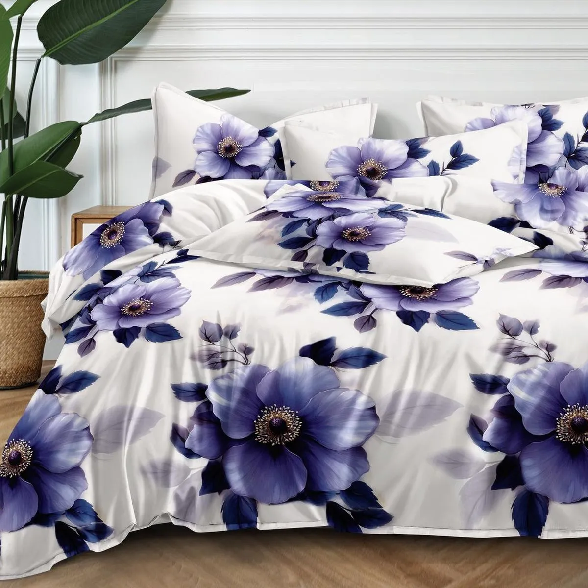 Komplet Pościel Fashion Home Satyna Bawełna 200x220cm 3cz