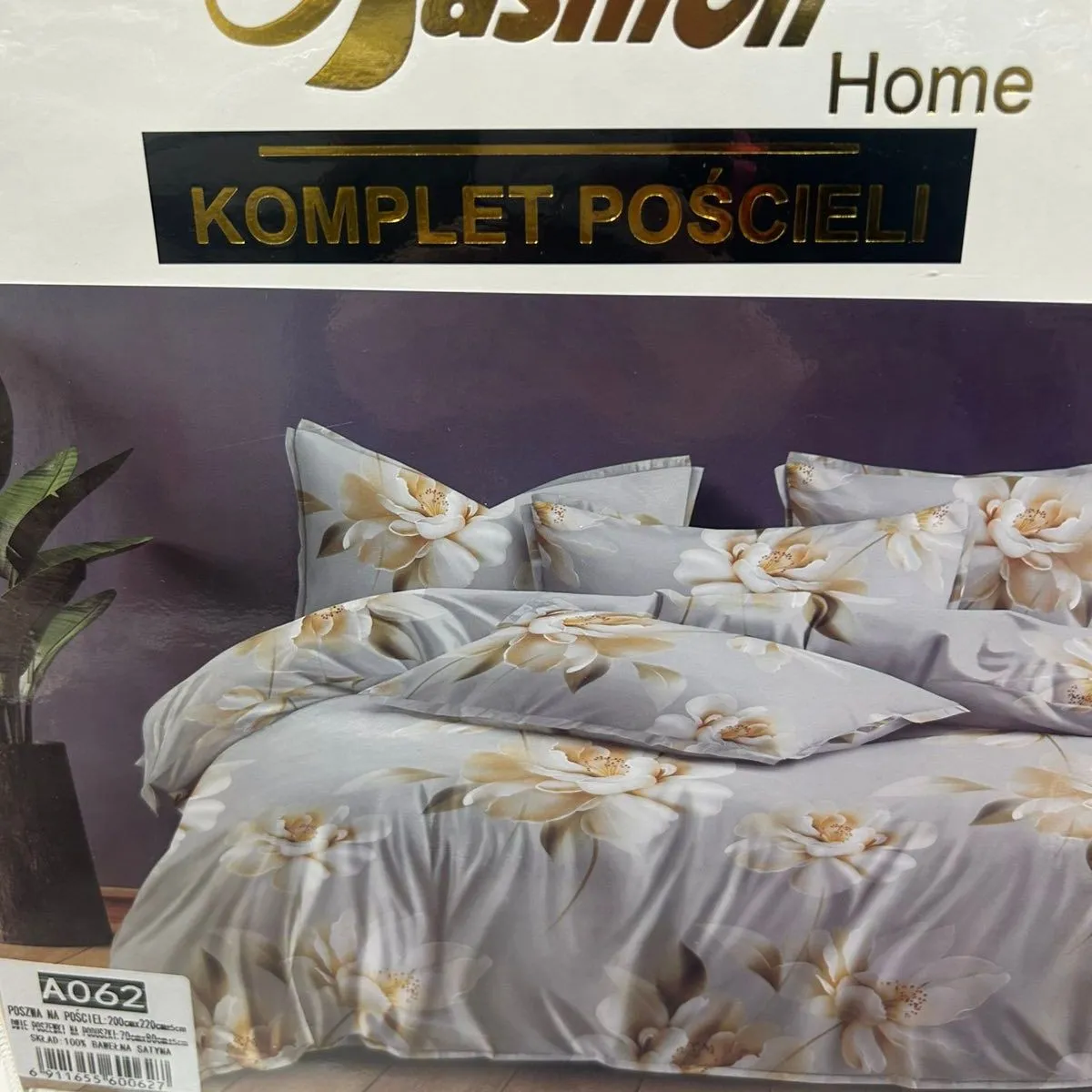 Komplet Pościeli Fashion Home Satyna Bawełna 200x220cm 3cz