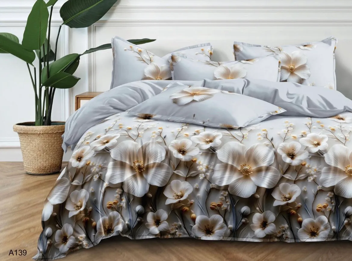 Komplet Pościel Fashion Home Satyna Bawełna 200x220cm 3cz