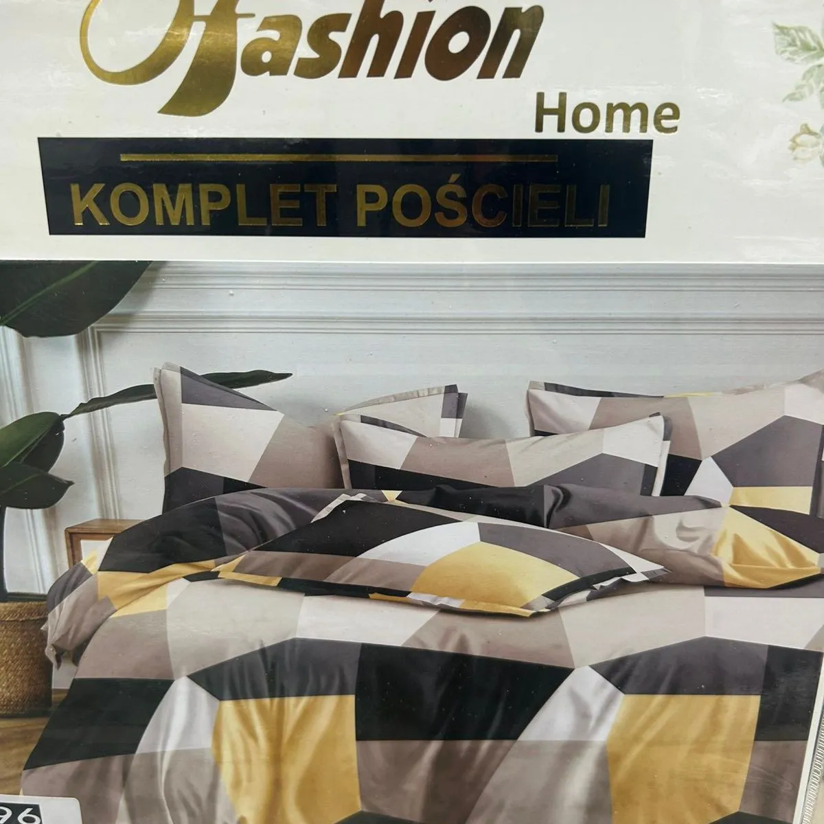 Komplet Pościeli Fashion Home Satyna Bawełna 200x220cm 3cz