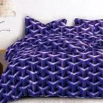 Komplet Pościel Fashion Home Satyna Bawełna 160x200cm 3cz Fiolet