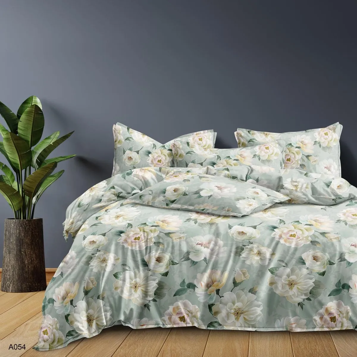 Komplet Pościel Fashion Home Satyna Bawełna 160x200cm 3cz A054